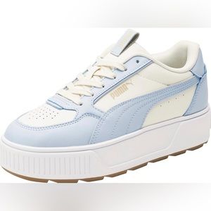 NWOT PUMA Karmen Rebelle Sneaker (6, White & Blue)